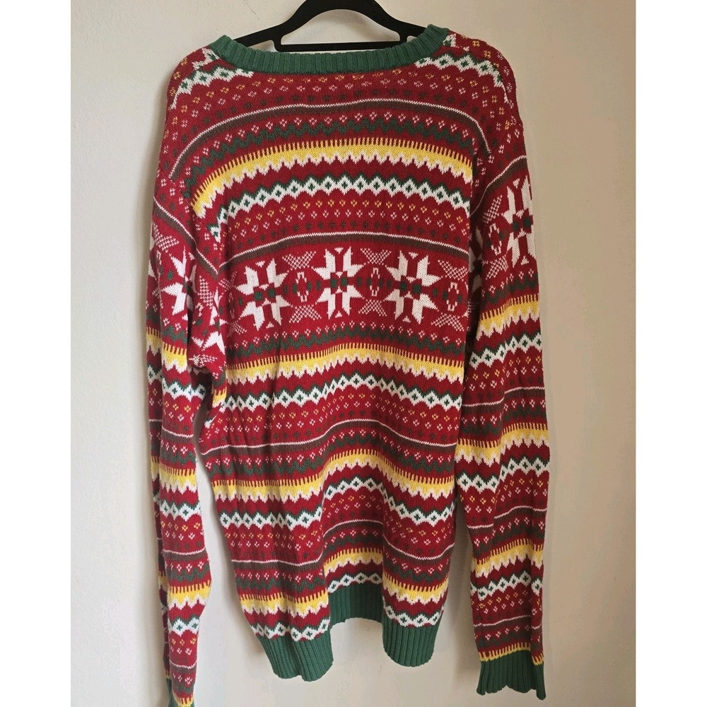 33 Degrees Christmas Sloth Sweater Size Large - Picture 7 of 8